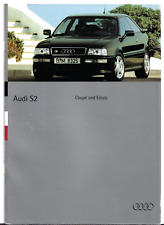 Audi 80 S2 Estate & Coupe S2 1994 UK Market Sales Brochure 