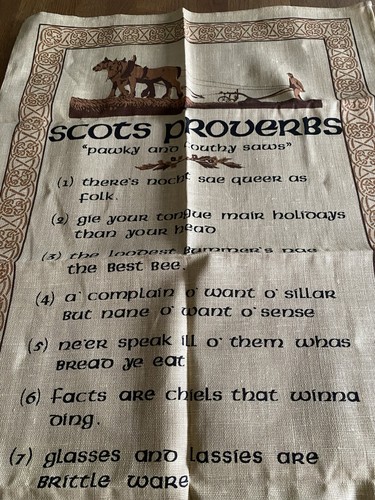 Vintage scottish proverbs - proverbs, /