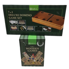 Domino Deluxe Game Set Wooden