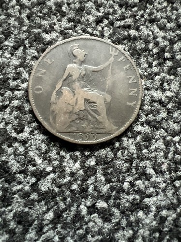 1899 queen victoria one penny - 1899,