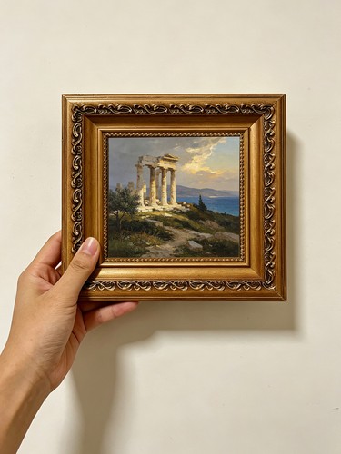 Ancient greek ruins art - greek,