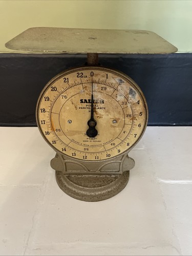 Vintage salter postal parcel - vintage,