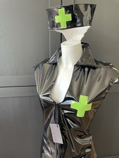 Black & GreenPVC NURSE Uniform