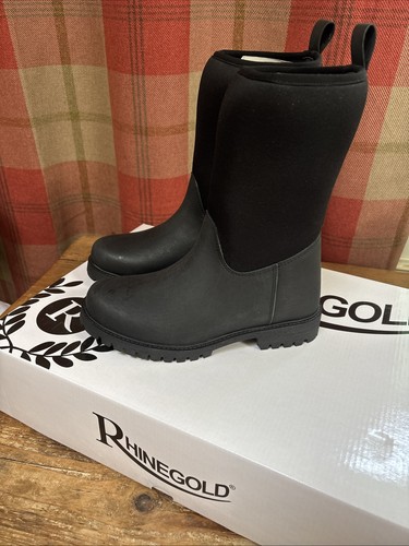 Rhinegold black leather - black,