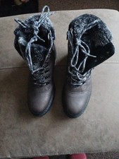 Womens boots, Dark Grey, Moda