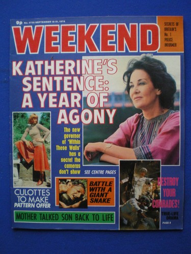 Weekend magazine katherine - -,