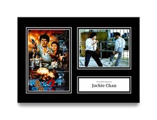 Jackie Chan Signed A4 Photo