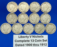 Complete Liberty V Nickels Set