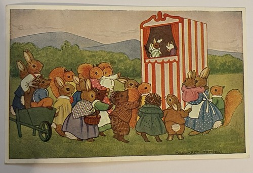 Vintage postcard the punch - vintage,