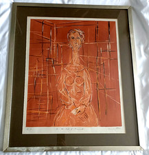 Very Rare DAVID STEIN Signed "In the style of Giacometti" Artist Proof