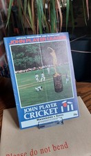 Warwickshire v Surrey Cricket prog/ s/card John Player League 8 June 1980