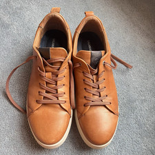 Salamander casual tan leather shoes, UK 9 size/EU 43