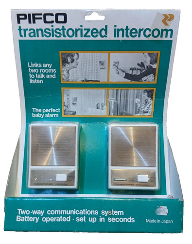 Vintage pifco intercom model - pifco,