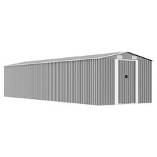 Garden Shed Grey 257 cm