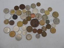 Job Lot of British / European / Irish Coins and Medals & Tokens
