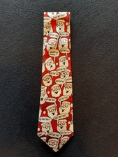 Festive comedy necktie by Ian