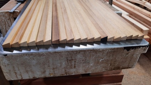 Iroko hardwood glazing beads - hardwood,