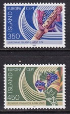 ICELAND 1982 Europa set of 2