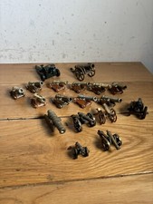 18x Mini Vintage Brass Field