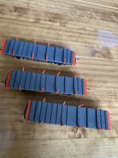 HORNBY R246 RAKE OF 3x RAILFREIGHT 45 TON STEEL CARRIERS SAA 00 GAUGE NO BOXES
