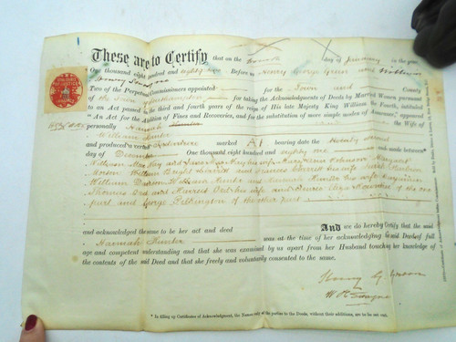 1882 victorian acknowledgment - 1882,