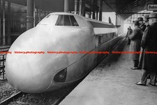 F022382 Schienenzeppelin by Kruckenberg Train station 1931 Deutsche Reichsbahn