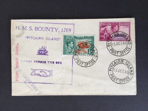 Pitcairn 1940 1d on - pitcairn, is