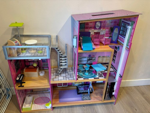 Kidcraft wooden dollhouse - kidcraft,