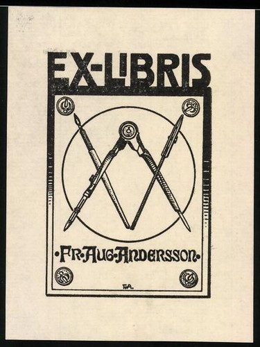 Bookplate fri aug andersson - fri,