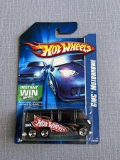 2006 Hot Wheels #208/223 - GMC Motorhome - Long Card - Black