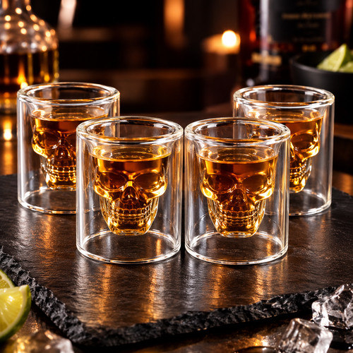 Set skull shot glasses - of,