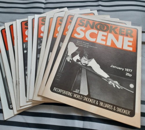 Snooker scene magazines 1977 - snooker,