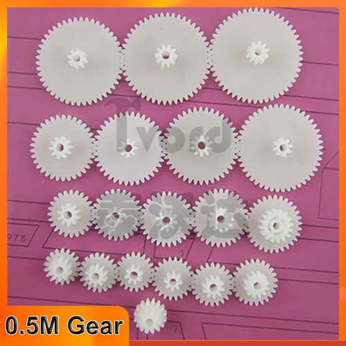 Plastic crown wheel gears - plastic,
