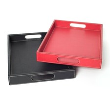 BN Luxe Leather Tray BLACK