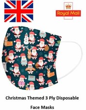 Christmas XMAS Disposable Face