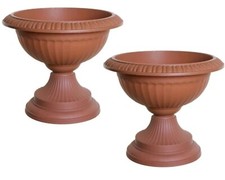 2x Grecian Urn Planter Plant