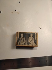 Antique Tin Paper Matche Box