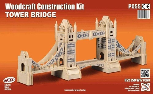 Tower bridge london woodcraft - tower,