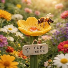 Garden Bird Bath Bee Watering