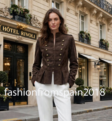 Zara new woman army peplum - zara,