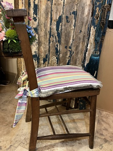 Antique chair floral display - antique,