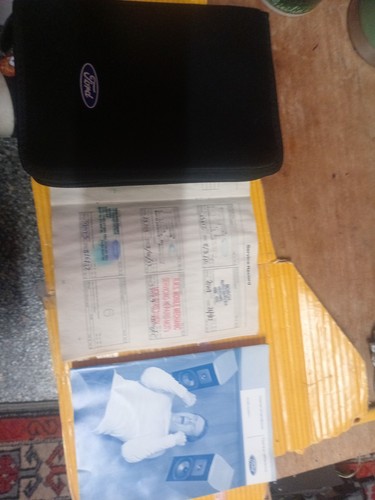 Genuine ford service book - ford,