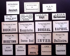 GB/IRELAND: Selection of Unused Railways Luggage Labels - Various Lines/Railways