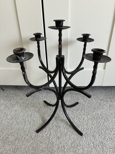 Vintage wrought iron arm - vintage,
