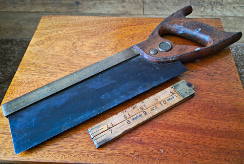 Vintage tenon saw - saw, no.52