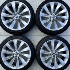 Genuine VW Scirocco 18" Passat Eos Interlagos Alloy Wheels 235 Tyres 3C8601025AB
