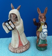 ROYAL DOULTON BUNNYKINS DB12 "TALLY HO!" DB229 "SANDS OF TIME"