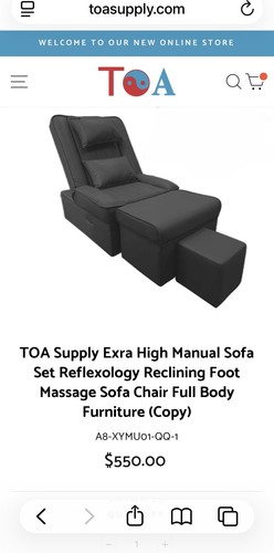 Toa reflexology manual massage - toa,