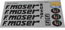 F. MOSER LEADER NP FRAME DECAL