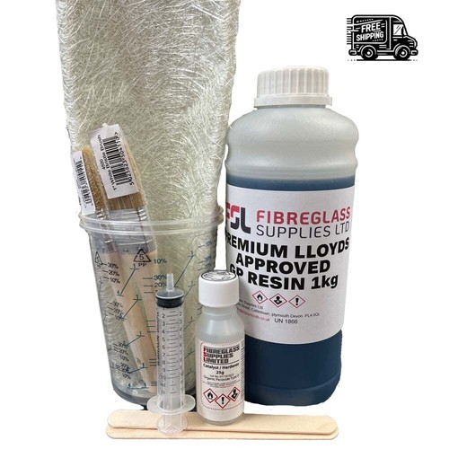 Fibreglass boat repair - repair, kit